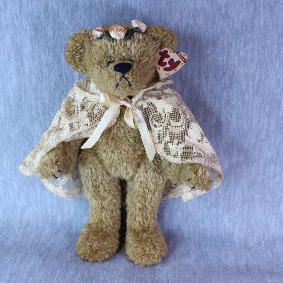 BEAR TY Attic Treasurers Collection EVE Teddy  12" Plush NWT Arms/Legs Jointed‎ - Picture 5 of 6